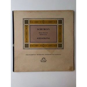 Walter Gieseking Schumann Piano Concerto in A Minor Op 54 Kinderscenen LP VG+